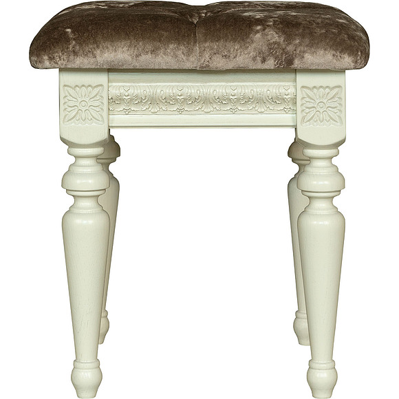 Банкетка «Милана 26» П294.26, Материал: ткань, Цвет: Слоновая кость