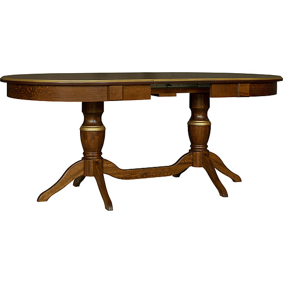 Стол «Верди 2РД» П106.06-01, Цвет: Черешня с золочением