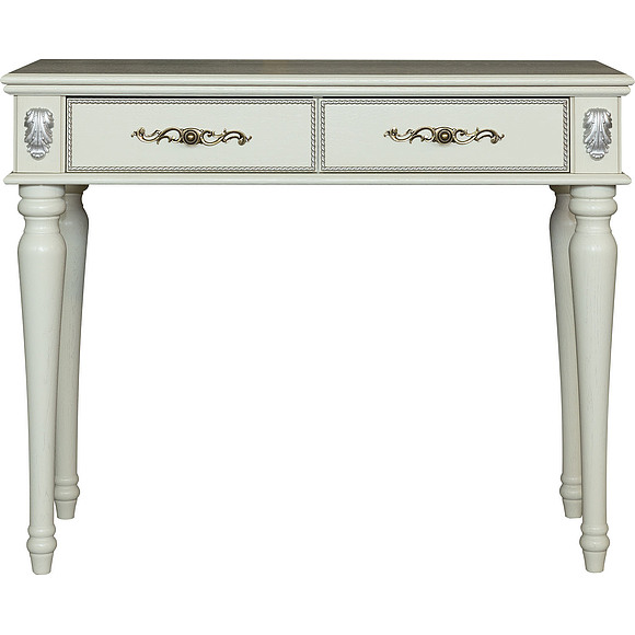 Стол «Милана 22Тс» П294.22с, Цвет: Слоновая кость с серебром