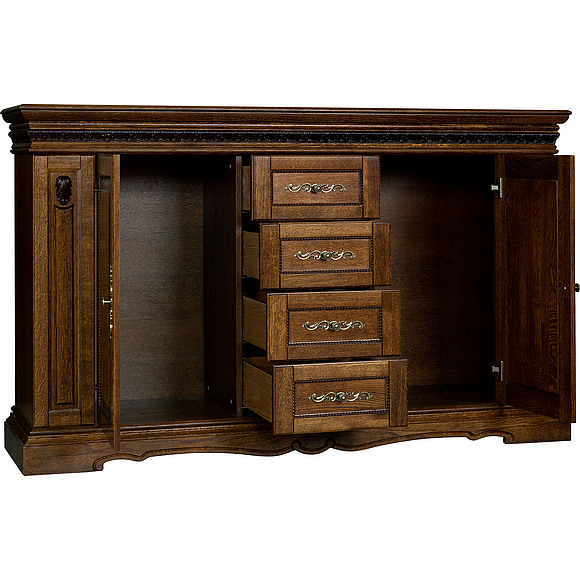 Тумба «Милана 14/1с» П265.14/1с, Цвет: Черешня (Tymba_Milana_14-1C_P265-14-1c_chereshnya3.jpg) Тумба «Милана 14/1с» П265.14/1с, Цвет: Черешня