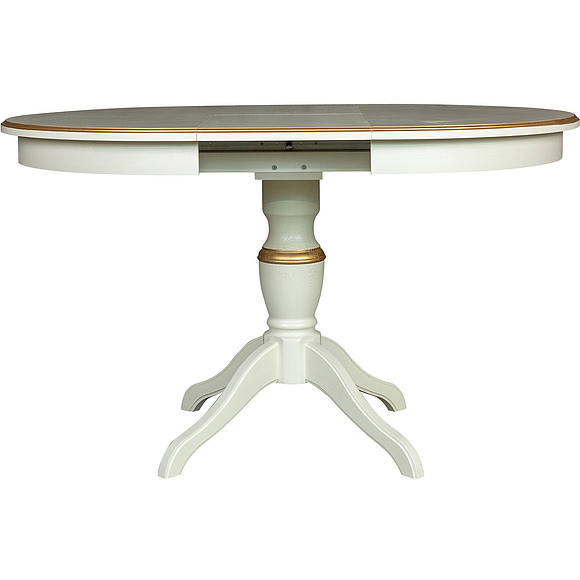 Стол «Верди 11» П317.01, Цвет: Слоновая кость с золочением