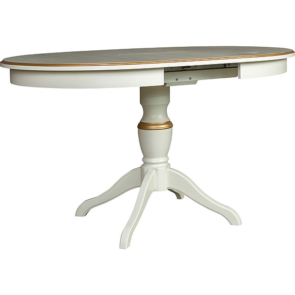 Стол «Верди 11» П317.01, Цвет: Слоновая кость с золочением