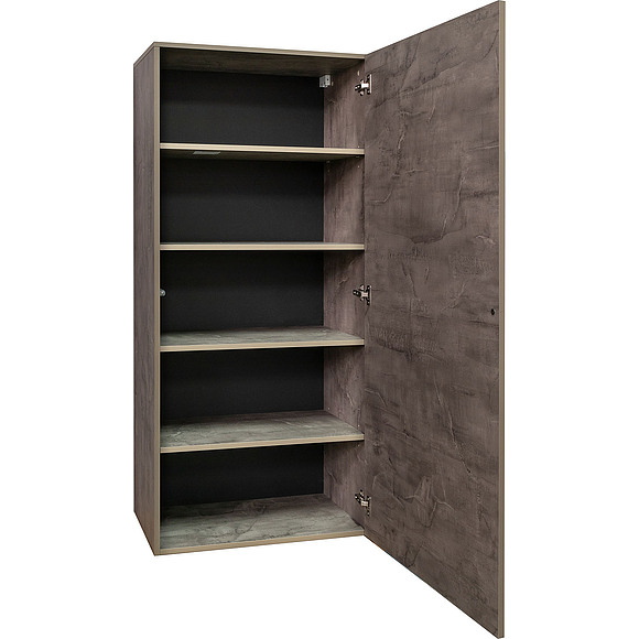 Шкаф навесной «Норидж» П633.01, Цвет: Оникс