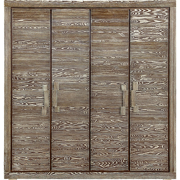 Шкаф 4-х дверный «Концепт 2439Бр» БМ781, Цвет: Табак