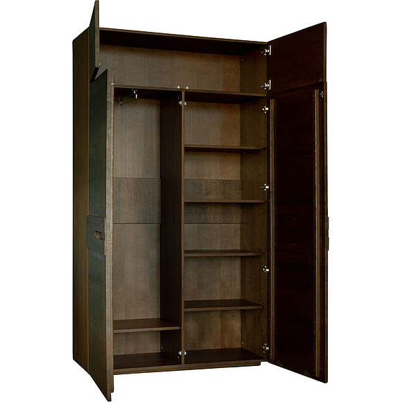 Шкаф для одежды 2д «Хедмарк 2243Бр» БМ760, Цвет: Венге