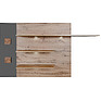 Shelf «Helios» P550.09-01, Color: Wotan Oak + Gray