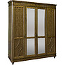 Wardrobe 4d «Ustina 2359-01» BM691, Color: Nut