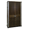 Wardrobe «Tunis» P344.06, Color: Wenge + silver