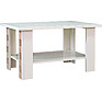 Coffee table «Tunis» P343.11SH, Color: ivory+gold