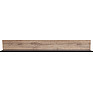 Shelf cantilever "Line" P619.09, Color: Wotan oak + black