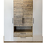 Wardrobe «Gviana» P631.01, Color: white + bramberg fir