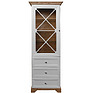 Showcase «Scandy» P515.04, Color: Oak Santana + white