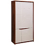 Cupboard «Monaco» P510.13-1, Material:  frame without light, Color: Satter oak + glossy white