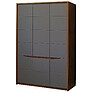 Wardrobe «Monaco» P528.17, Color: Oak Sutter + Gray Mocha