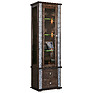 Showcase «Tunis» P343.19SH, Color: Wenge + silver