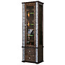 Showcase «Tunis» P343.19-1SH, Color: Wenge + silver