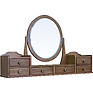 Extension wth mirror «Ustina 2365» ВМ691, Color: Nut