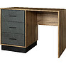 Writing-table «Line» P619.16, Color: Stone gray / Wotan Oak / Black