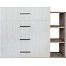 Chest of drawers «Luna» P049.301, Color: pine raders + onyx