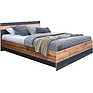 Кровать двойная «Helios» П554.14, Color: Wotan Oak + Gray