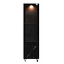Bookcase «Lazio» P634.05-01, Color: Black gloss / black