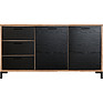 Stand «Blackwood» P556.07, Color: Wotan oak + black