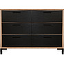 Stand «Blackwood» P558.09, Color: Wotan oak + black
