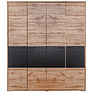 Wardrobe «Blackwood» P558.15, Color: Wotan oak + black