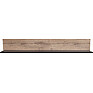 Shelf cantilever "Line" P619.08, Color: Wotan oak + black