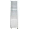 Bookcase «Lazio» P634.05-01, Color: Glossy white 