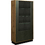 Cabinet «Line» P619.10, Color: Stone gray / Wotan Oak / Black
