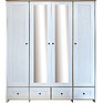 Wardrobe «Parma» 050.110З, Color: pine raders + country oak gold