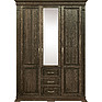 Wardrobe «Verdi Lux» P434.10, Color: Tobacco