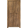 Wardrobe for clothes "Grande" P622.02, Material:  LDPE, Color: Stirling Oak