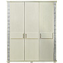 Wardrobe «Tunis» P344.01/1, Color: ivory+silver