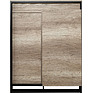 Sideboard «Canyon» P561.08, Material:  frame without light, Color: Oak Canyon + Black
