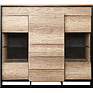  pedestal «Canyon» P561.12, Material:  frame without light, Color: Oak Canyon + Black