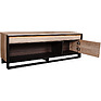 Sideboard «Canyon» P561.17-1, Material: backlit frame, Color: Oak Canyon + Black