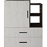 Sideboard «Luna» P049.201, Color: pine raders + onyx