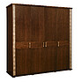 Wardrobe «Tunis» P344.09/1, Color: Wenge + silver