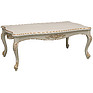 Coffee table «Аlba 3» P497.03, Color: ivory+gold