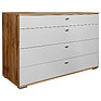 Chest of drawers «Gelios» П554.03, Color: Wotan Oak + White