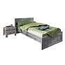 Bed «Grande» P622, Color: Yukopn oak, Size: 2000x900 мм