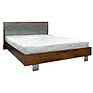 Double bed «Monaco», Color: Oak Sutter + Gray Mocha, Size: 2000x1600 мм, Dimension: 2060х1710х940 мм