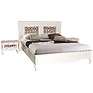Double bed «Vidana Lux» П445.02-1, Color: Light rum