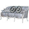 3-seater sofa «Luigi» (32), Material: textile, Onlay: 34 gr.