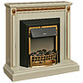 Fireplace portal «Milana12c» P265.12c, Color: ivory+gold