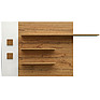 Shelf «Helios» P550.09-01, Color: Wotan Oak + White