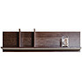 Shelf «Iris» P529.11, Color: Cappuccino gloss + wenge