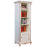 Bookcase «Alezi 8» P350.22, Color: ivory+gold
